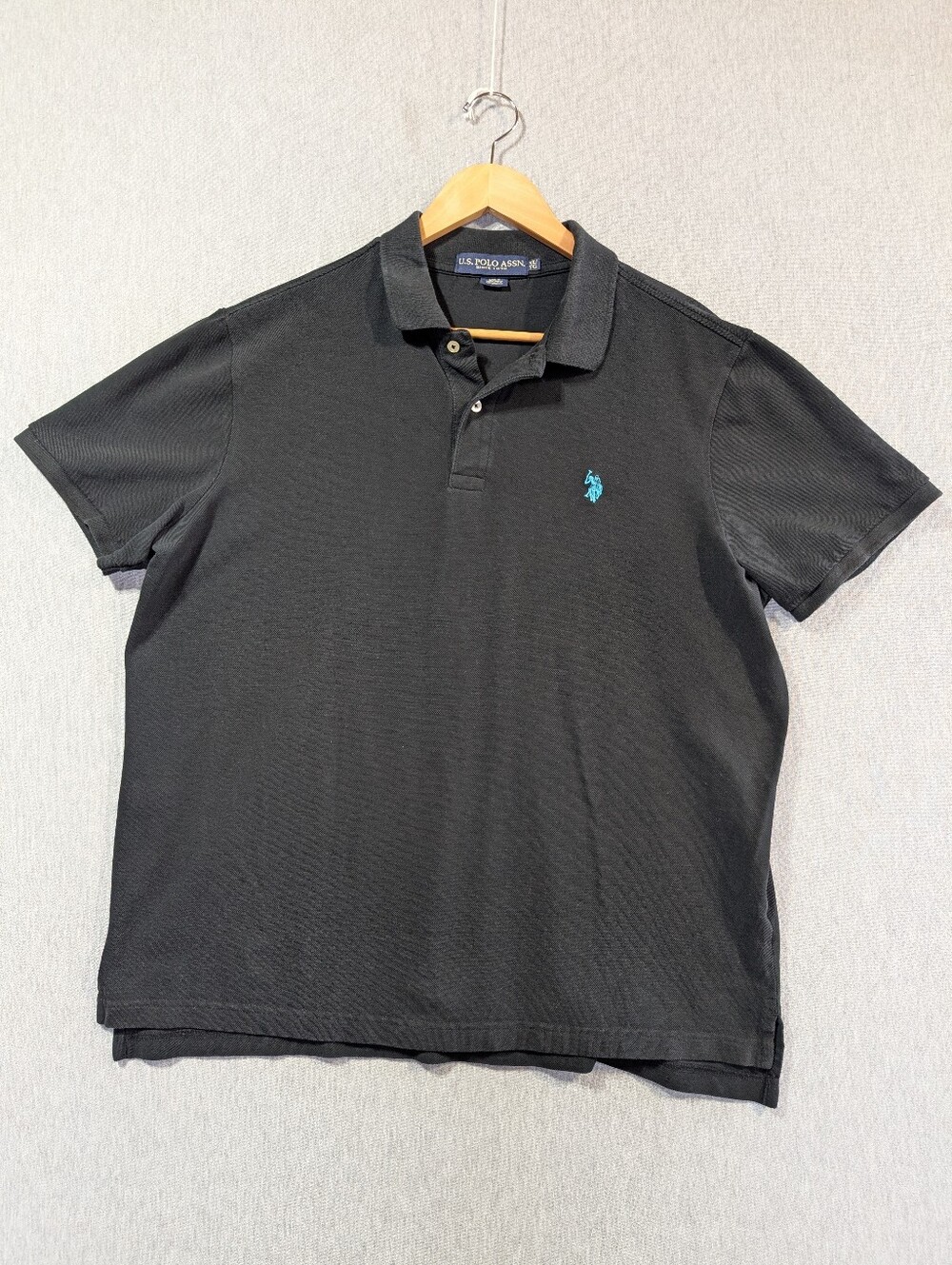 U.S. Polo Assn. Polo Shirt Men's XL Black Blue Green Pony